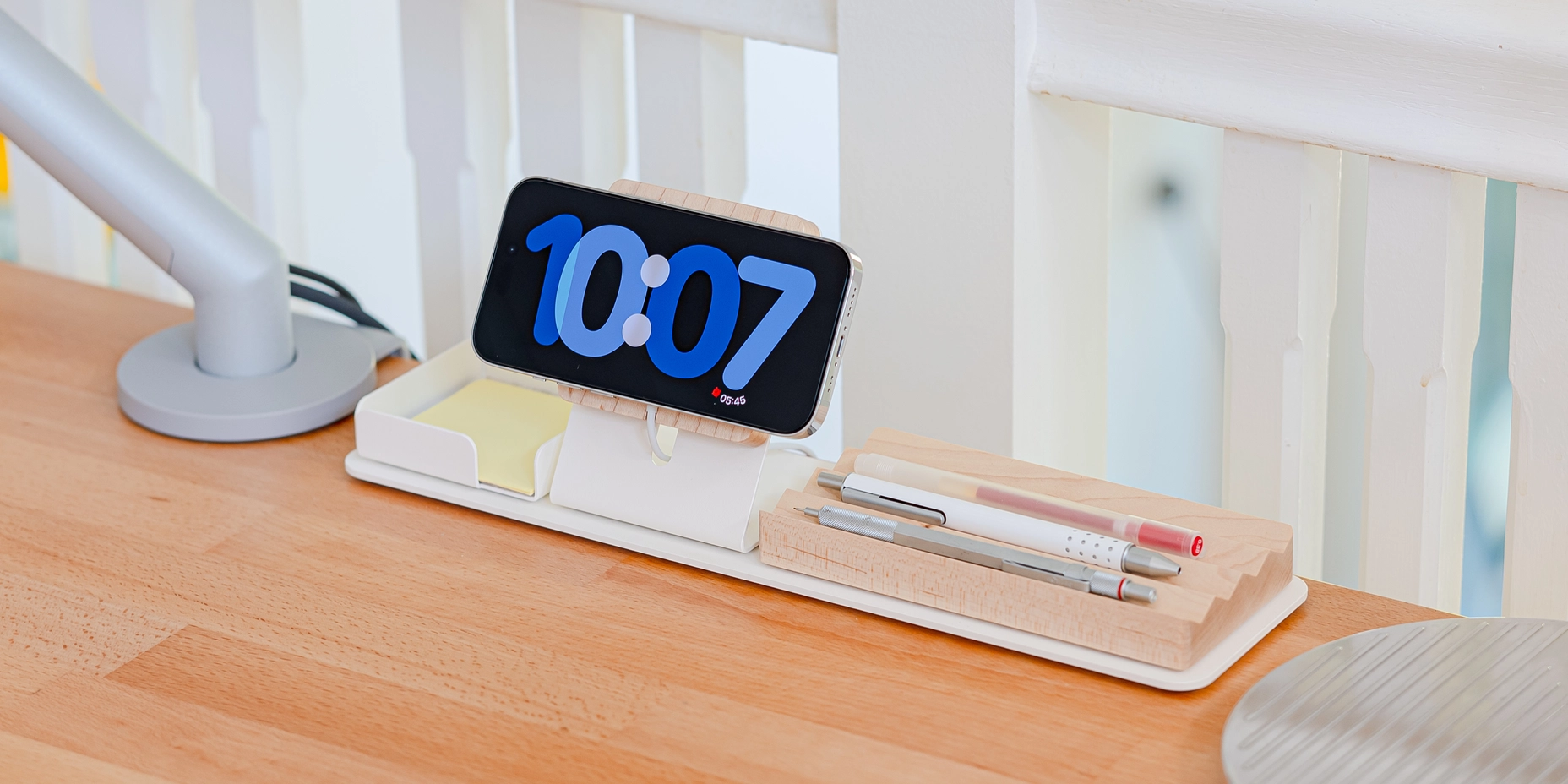 Ugmonk Gather MagSafe Phone Stand on a desk